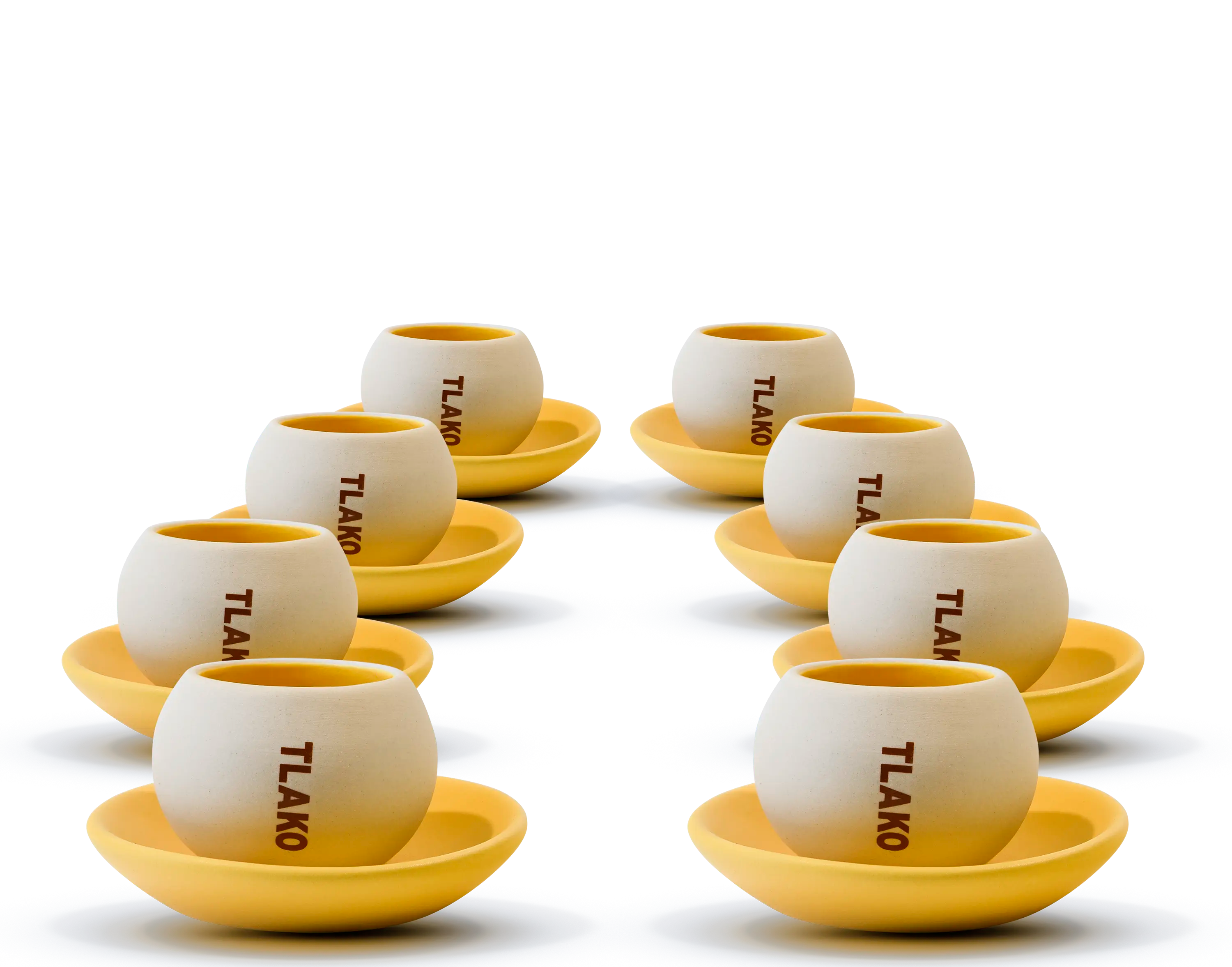 THE SEED & THE VOLCANO (espresso cup & saucer)