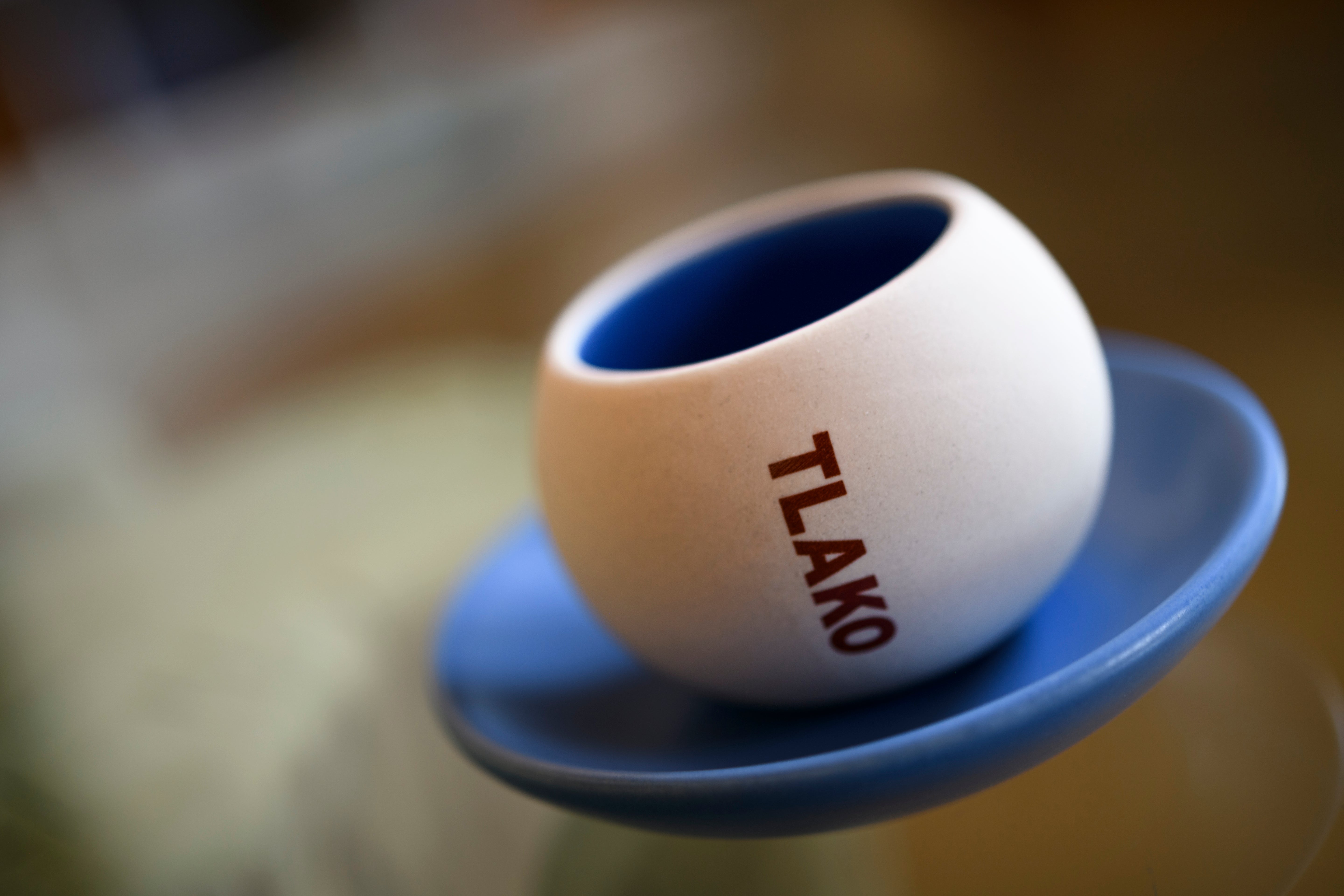 THE SEED & THE VOLCANO (espresso cup & saucer)